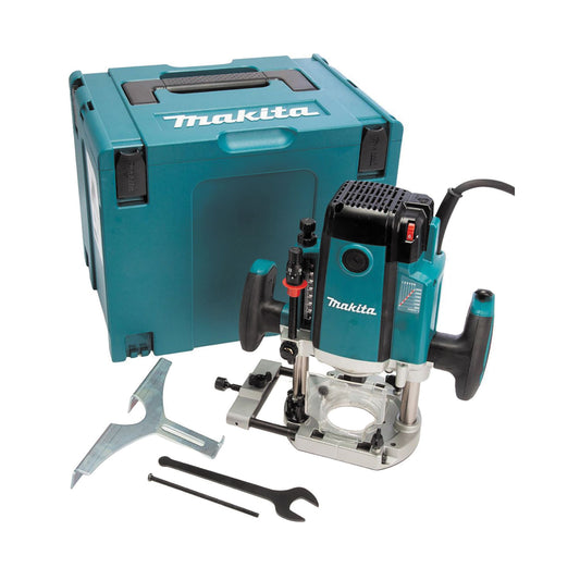 Makita RP2303FC08/1 1/2" Plunge Router 110V With Type 4 Case Durable Power Tool for Woodworking