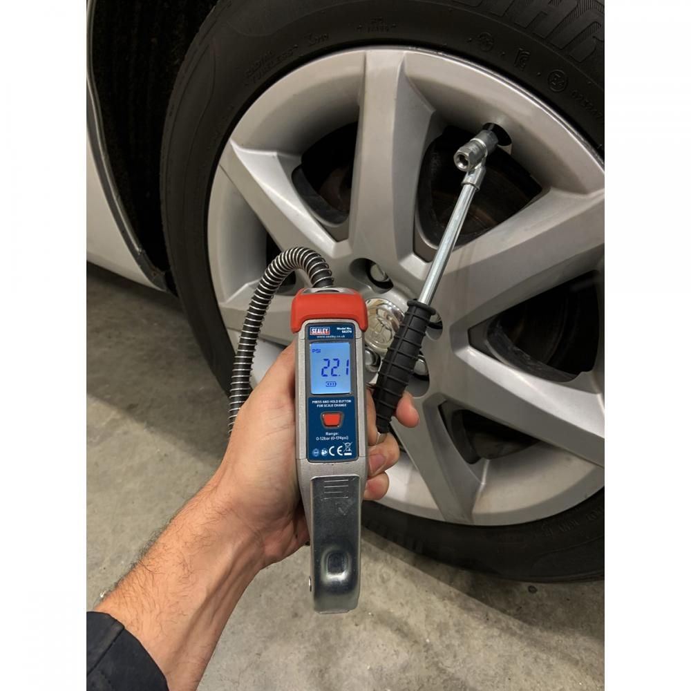 Sealey SA374 Push On Digital Tyre Inflator