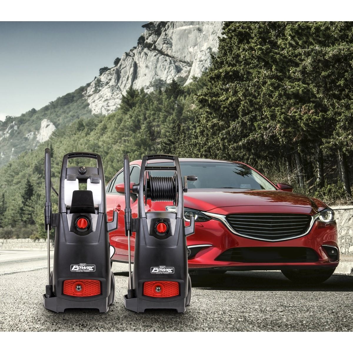 Sealey PW2500 Pressure Washer 170bar with TSS & Rotablast Nozzle 230V