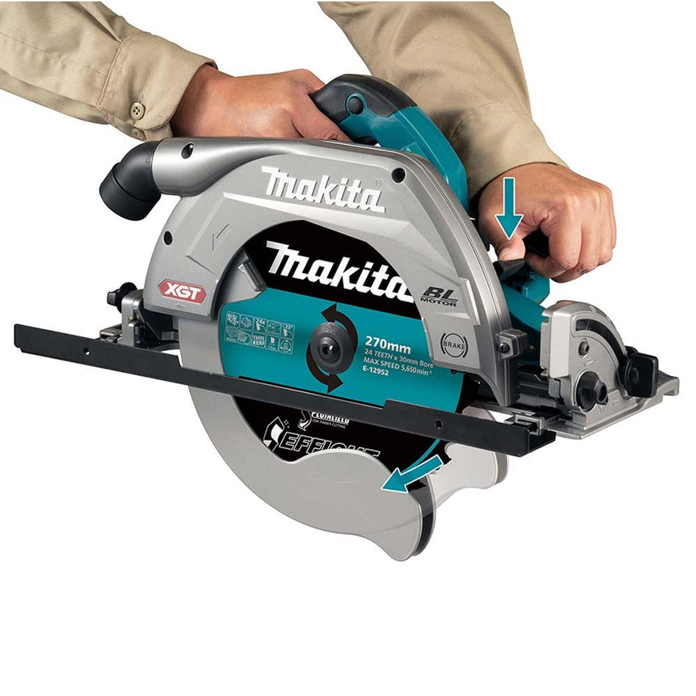 Makita HS011GZ 40V Brushless 270mm Circular Saw With 1 x 2.5Ah Battery & Charger