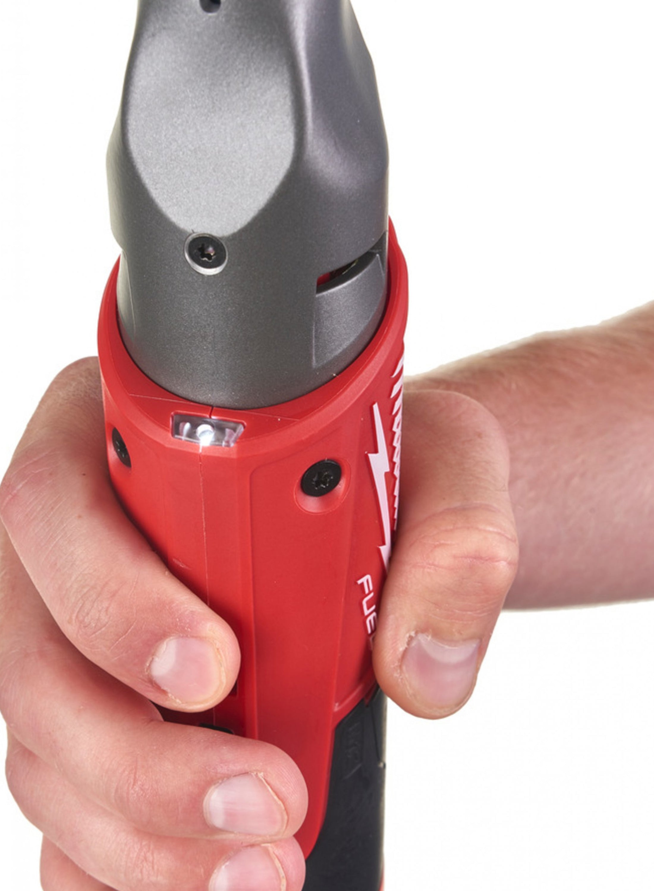 Milwaukee M12FIR38LR-0 12V FUEL Brushless Long Reach 3/8in Ratchet with 2 x 2.0Ah Batteries