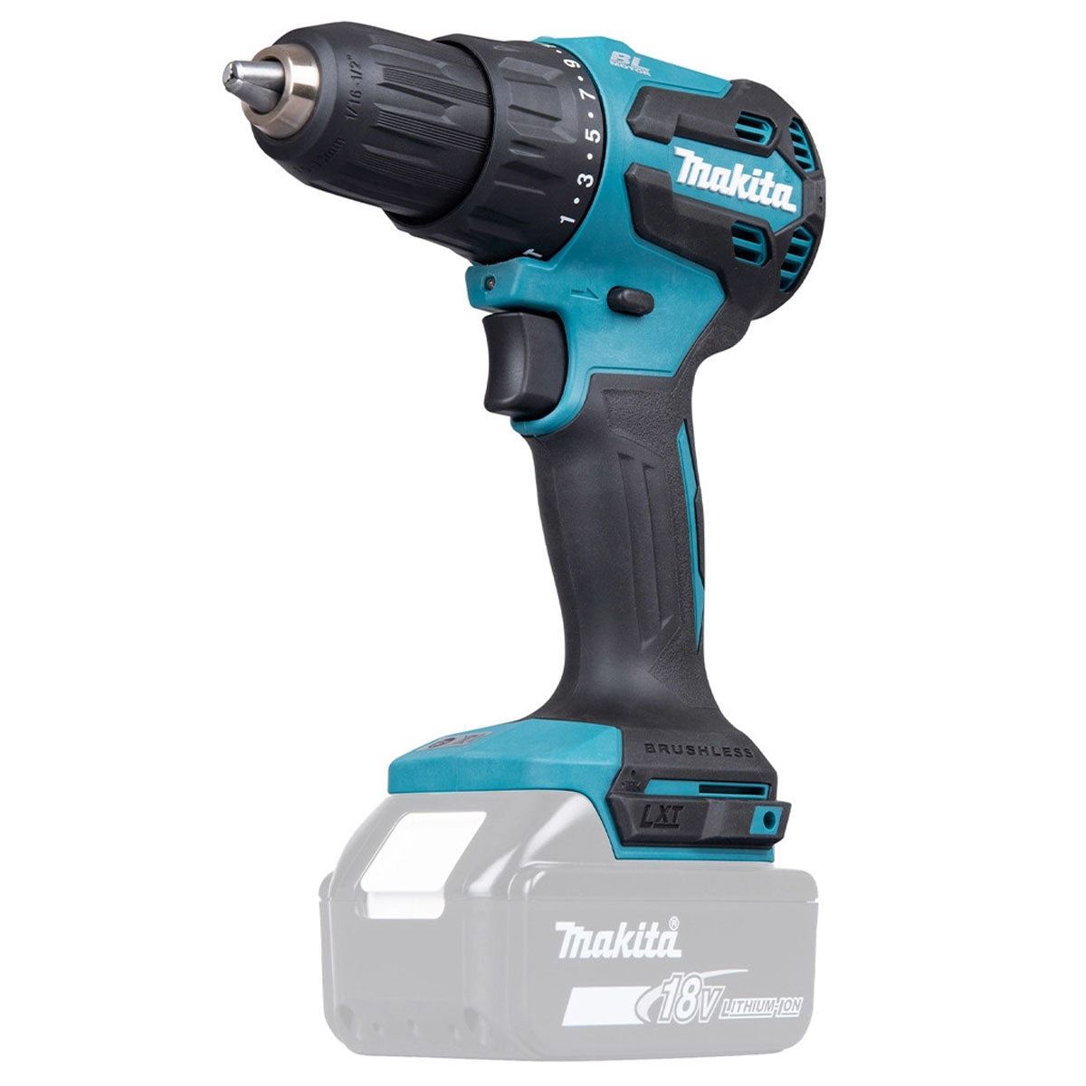 Makita DHP490Z 18V LXT Li-Ion Brushless Combi Drill Body Only Item Condition Seller Refurbished