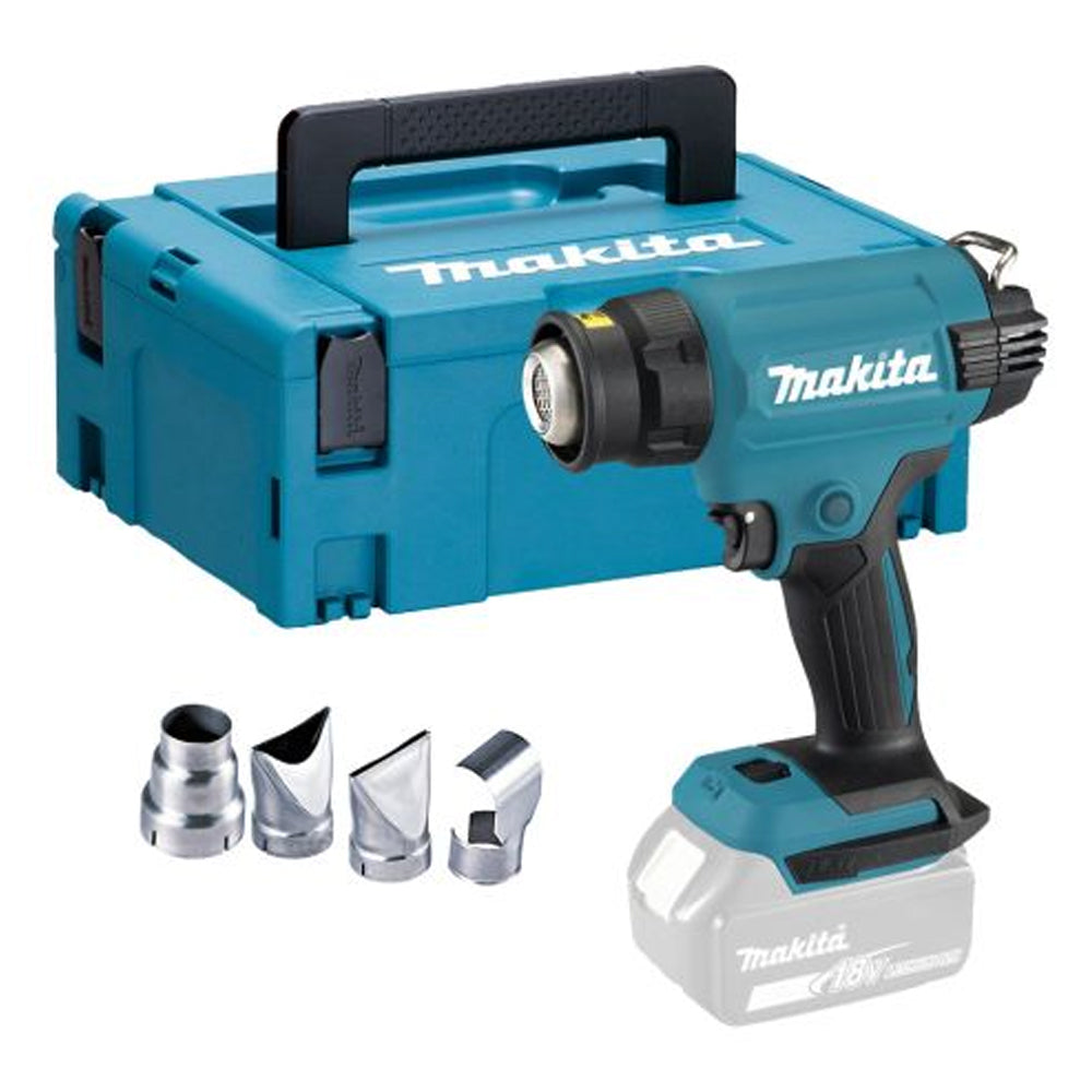 Makita DHG181ZJ 18V LXT Cordless Heat Gun with 1 x 5.0Ah Battery Charger & Case