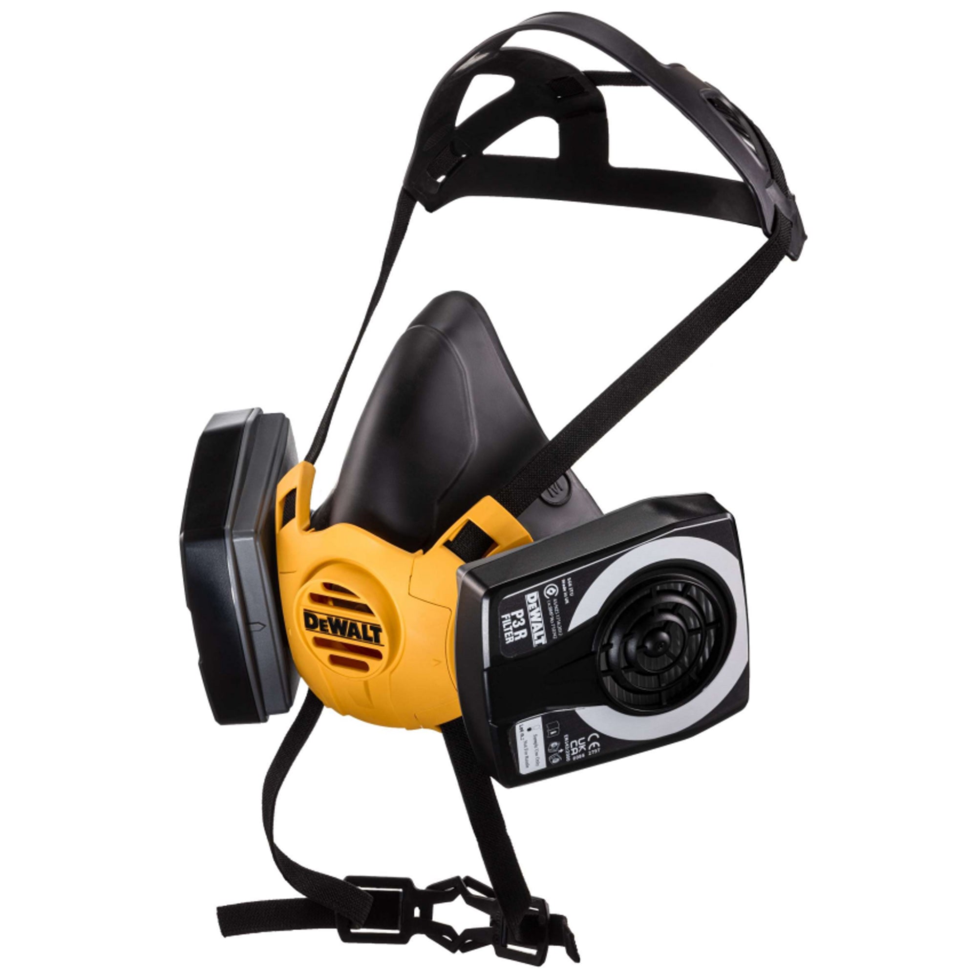 Dewalt DXIR1HMLA2P3 Lightweight Half Face Mask Respirator with A2P3 Filters - Size L