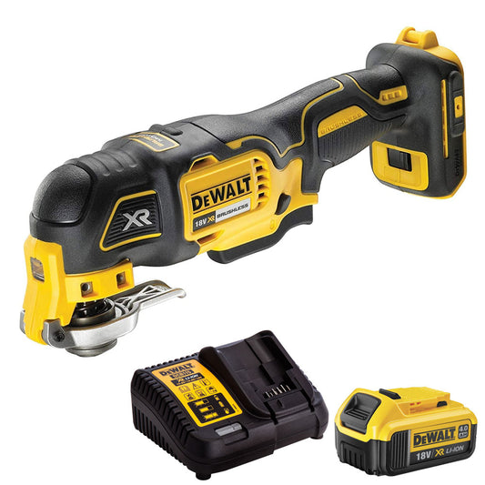 Dewalt DCS356N 18V Brushless Oscillating MultiTool with 1 x 4.0Ah Battery & Charger