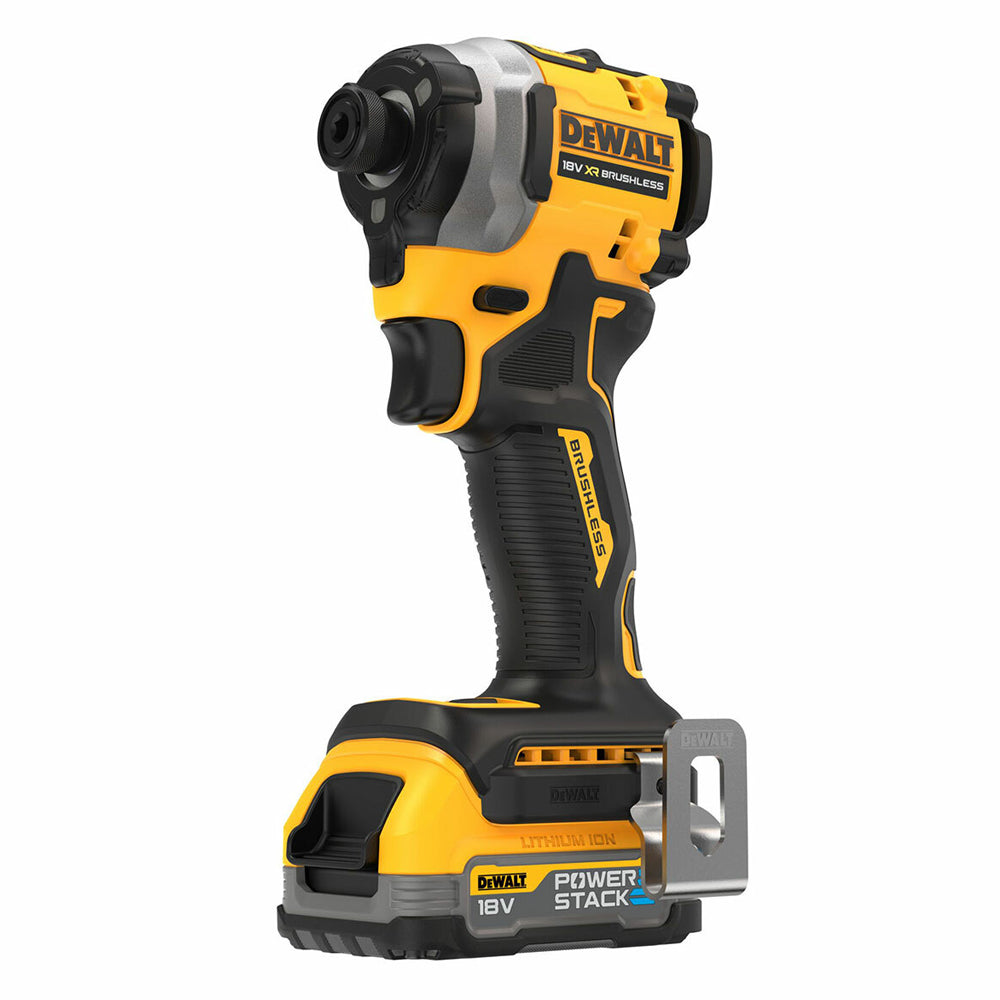 Dewalt DCK2050E2T 18V XR Brushless Combi Drill & Impact Driver With 2 Powerstack Batteries Charger & Kitbox
