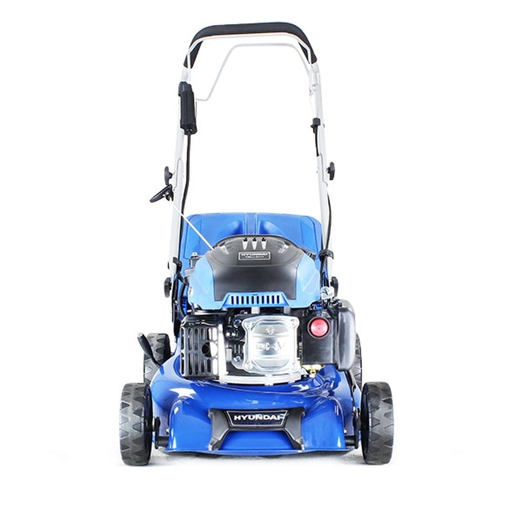 Hyundai HYM430SPE 42cm Self-Propelled Petrol Lawnmower 139cc Engine Electric Start, Rear Discharge & Mulching