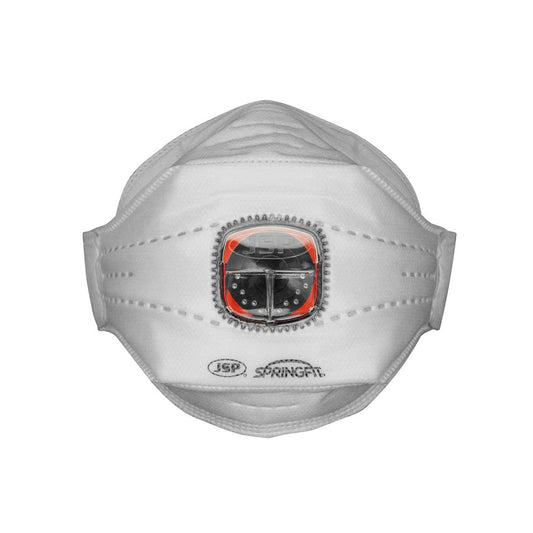 JSP Springfit Disposable Mask 435ML FFP3 With Typhoon Valved BGA182-206-N00