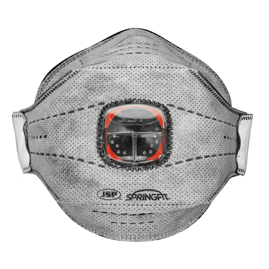 JSP Springfit Disposable Mask 436ML FFP3 With Typhoon Valved BGA802-206-N00