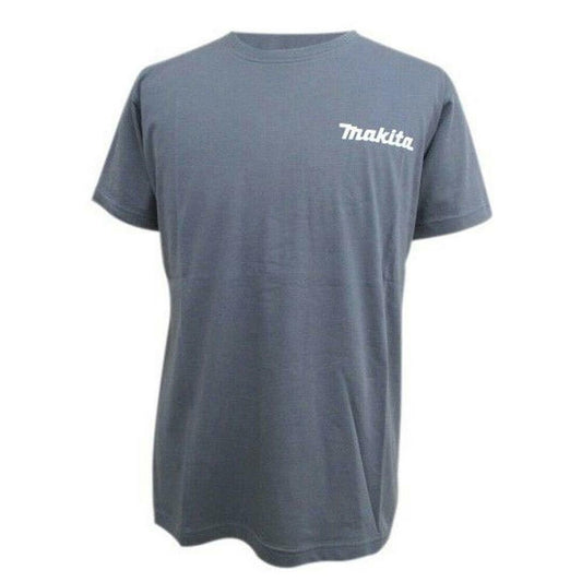 Makita 98P185 Round Neck T-Shirt Grey Extra Large Size (XL)