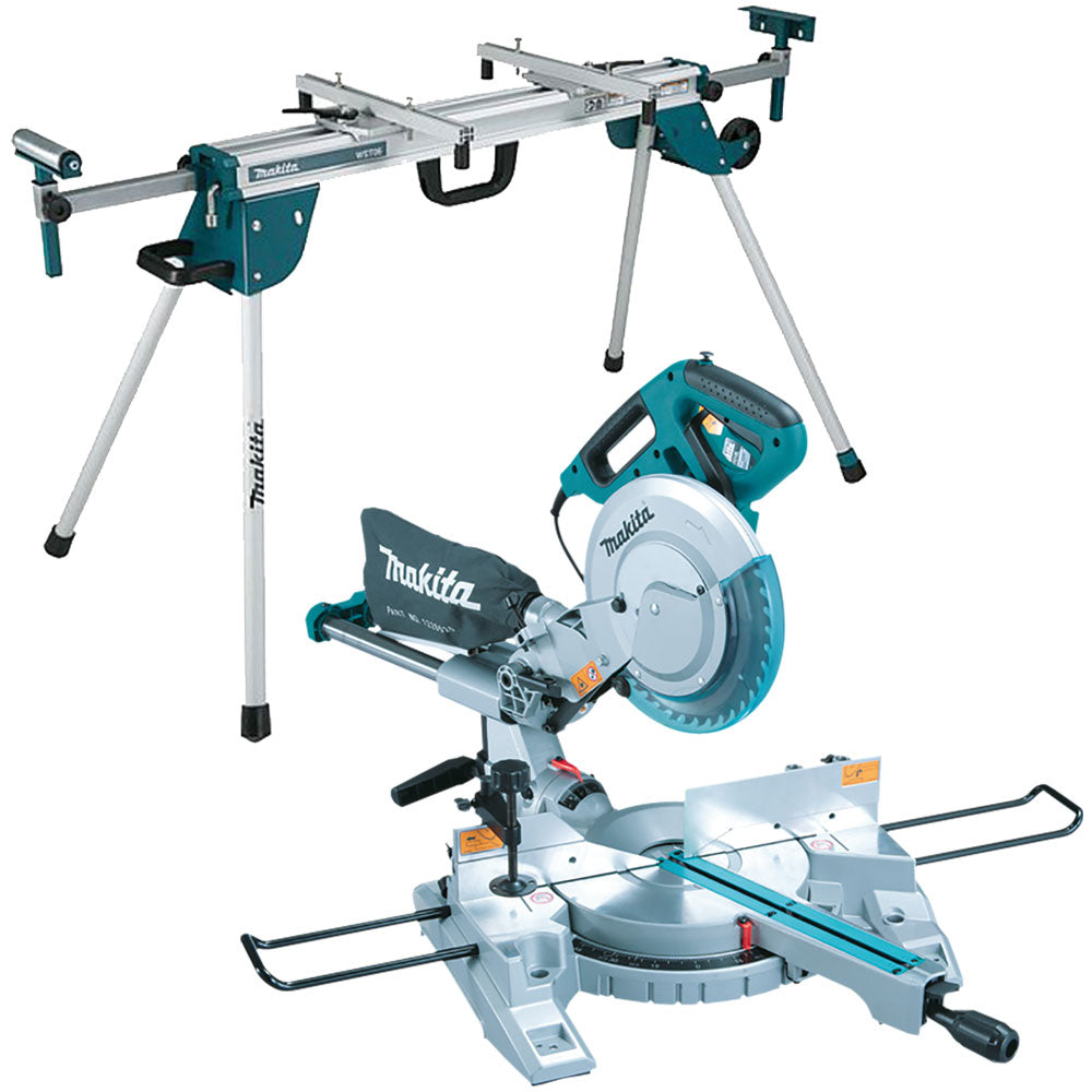 Makita LS1018LN/2 260mm Slide Compound Mitre Saw Laser 240V With Stand