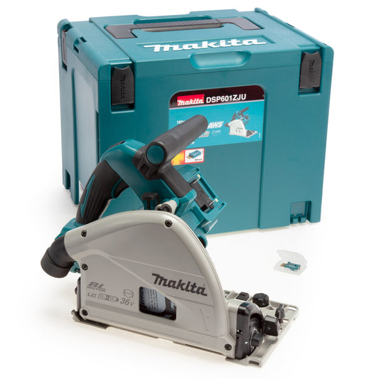 Makita DSP601ZJU 36V 165mm Brushless AWS Plunge Cut Saw With Case