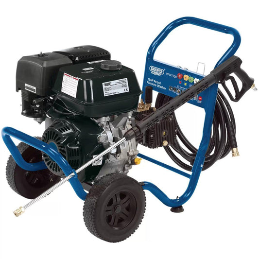 Draper Tools PPW1300 Expert Petrol Pressure Washer 262bar/13Hp 83819