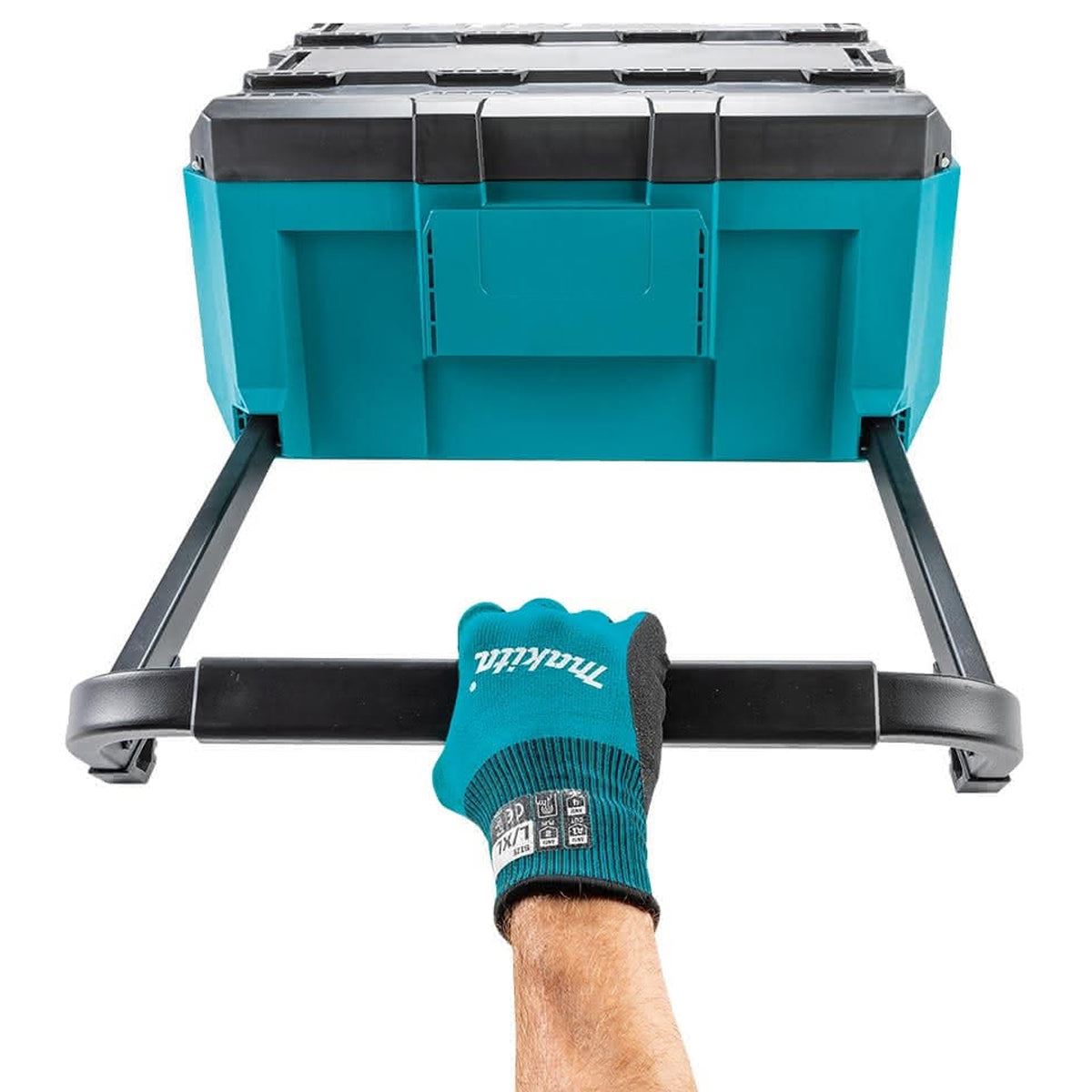 Makita MAKTRAK 2 Piece Modular Tool Storage Set Rolling Chest & Extra Large Tool Box