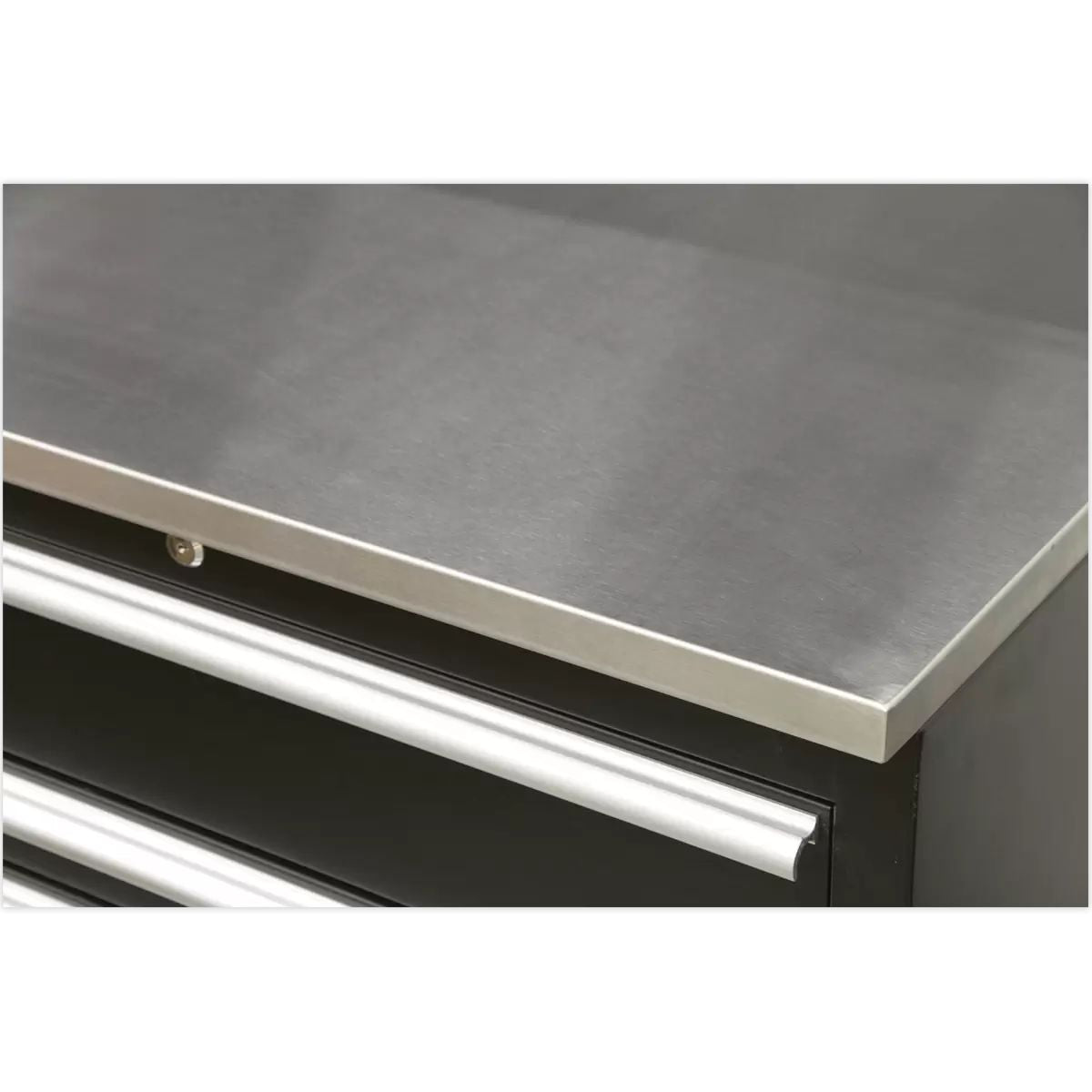 Sealey APMSSTEEL Premier 5.6m Storage System Stainless Worktop