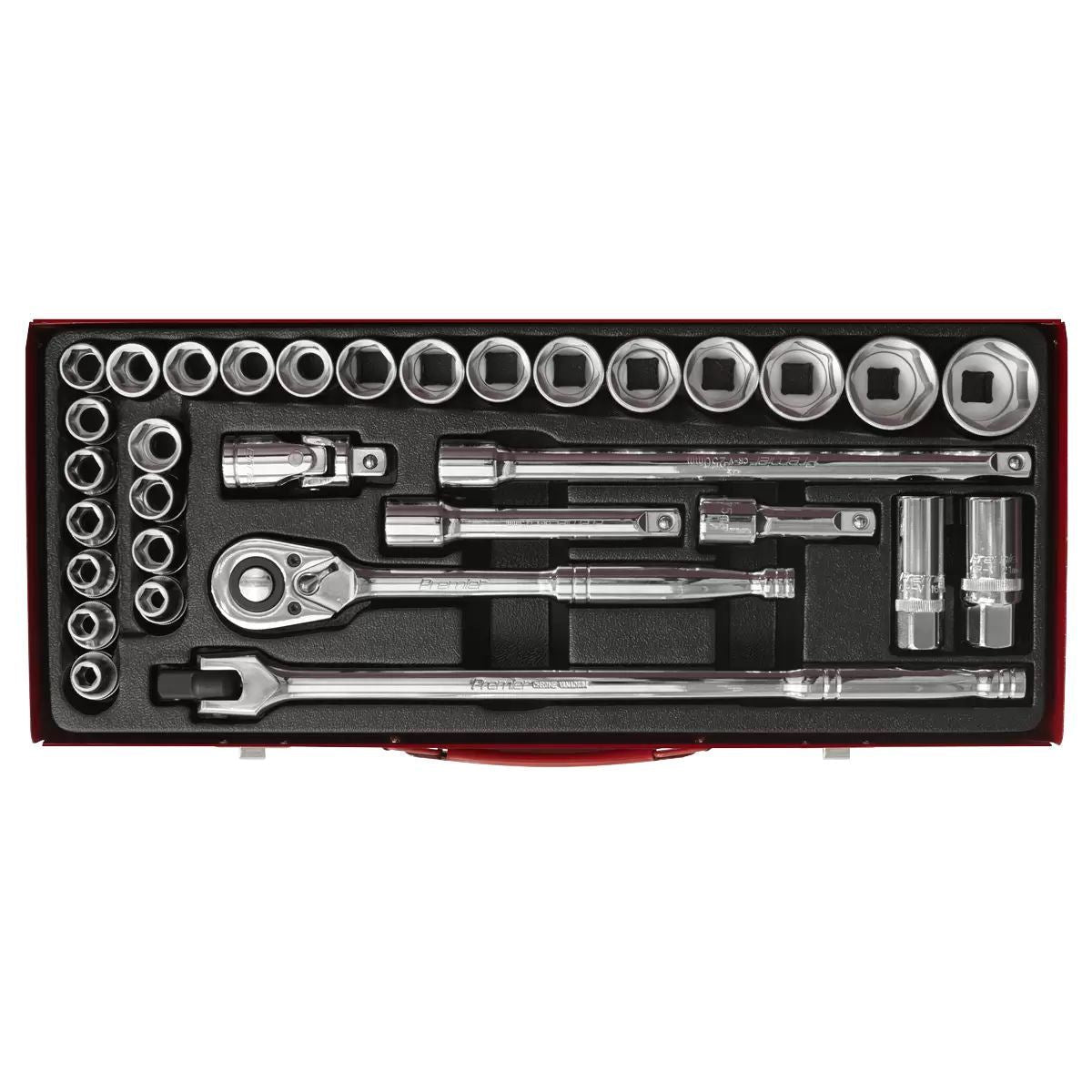 Sealey AK693 Socket Set 32pc 1/2