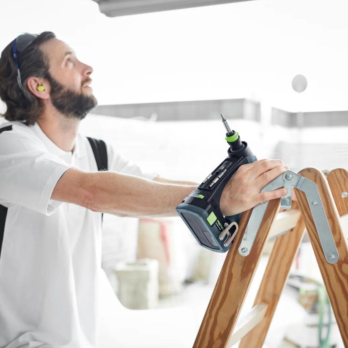 Festool CXS 18 C 3,0-Plus 18V Brushless Drill Driver with 2 x 3.0Ah Battery, Charger & Case - 576885