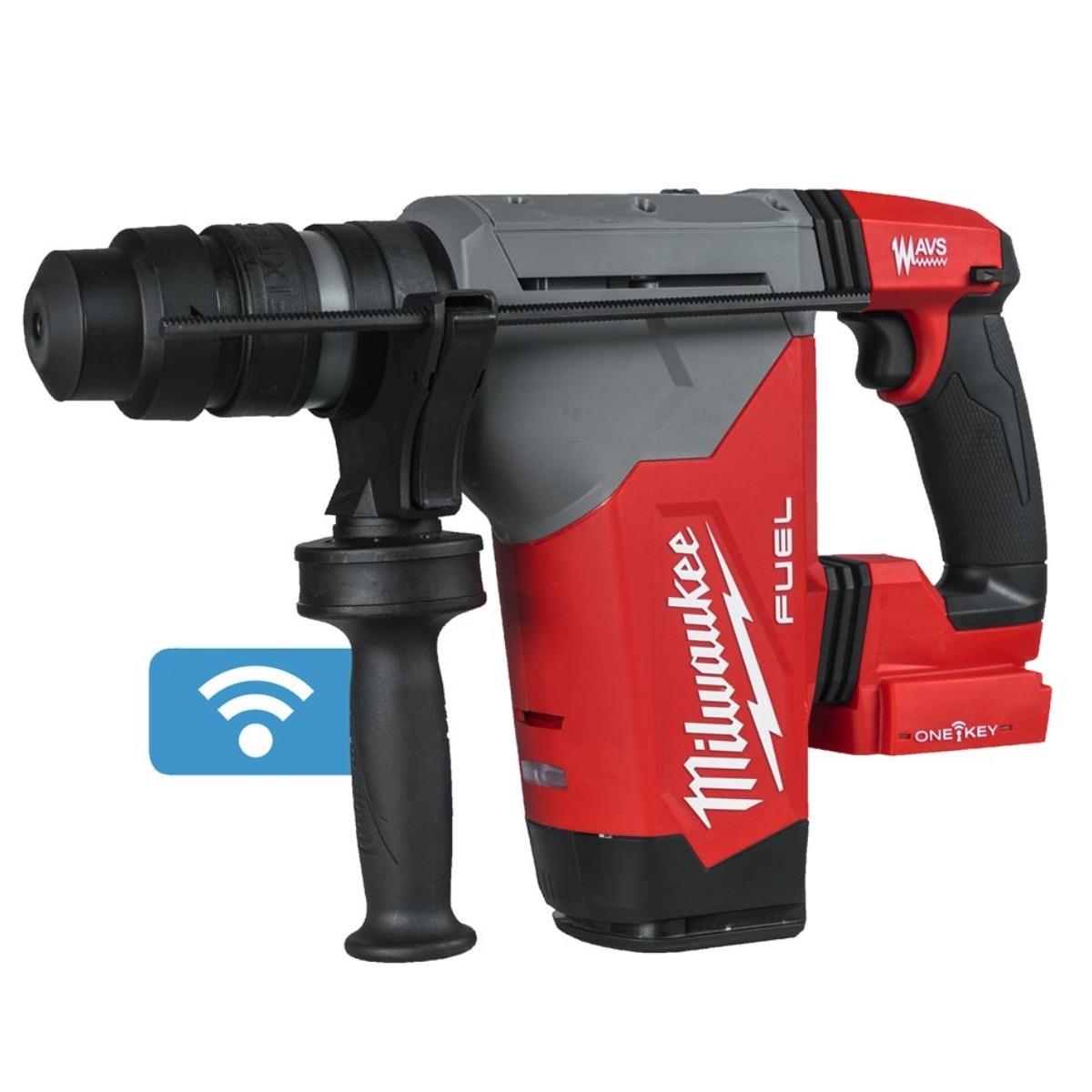 Milwaukee M18ONEFHPX-552X 18V Brushless SDS+ Hammer Drill with 2 x 5.5Ah Batteries, Charger & FIXTEC Chuck in Case 4933478497
