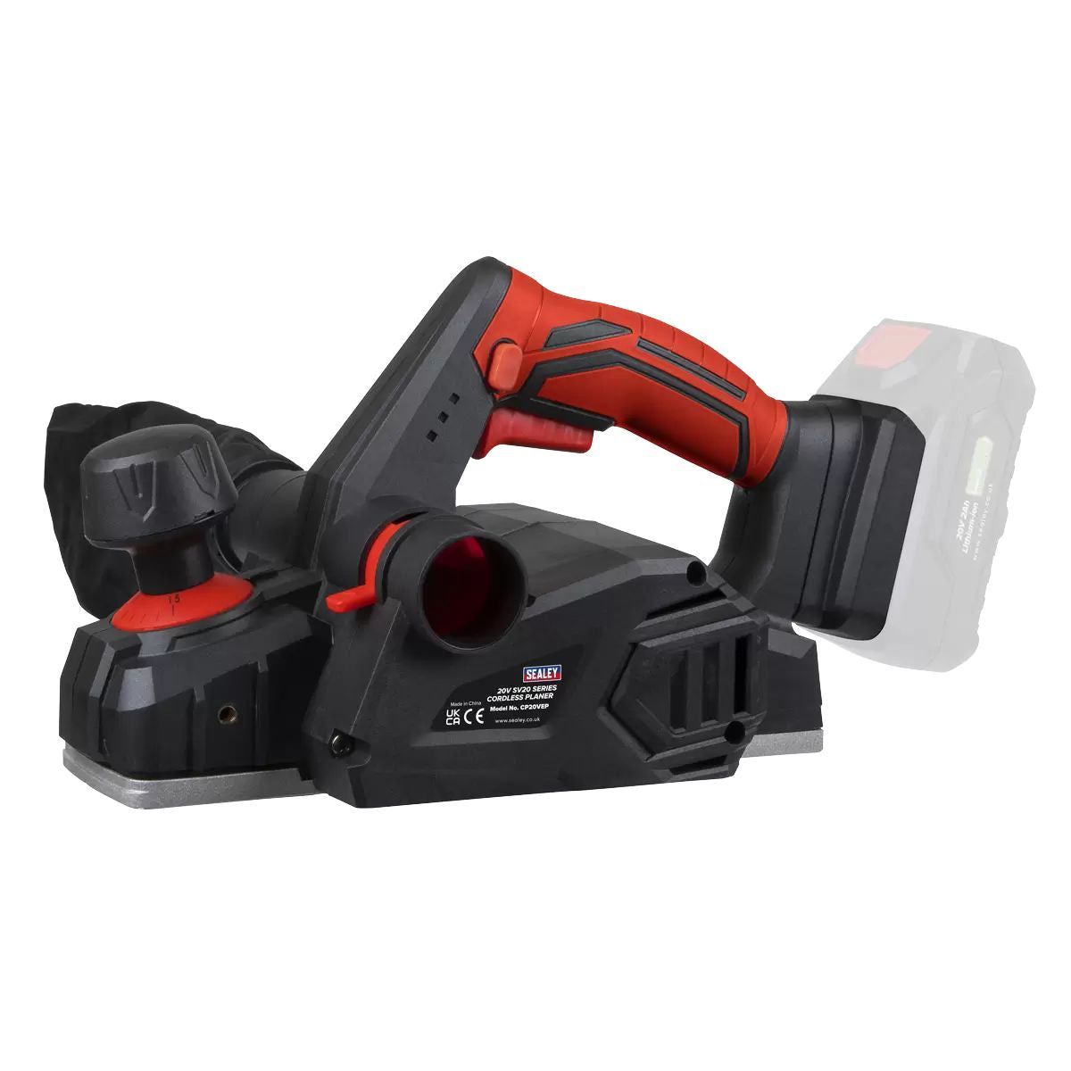 Sealey CP20VEPKIT Cordless Planer Kit 20V- 2 Batteries