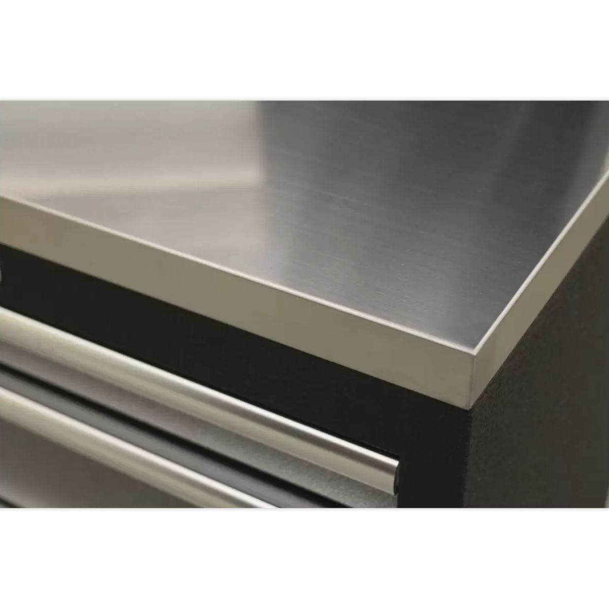 Sealey APMSSTACK02SS 2.0m Modular Storage System Combo Stainless Steel Worktop