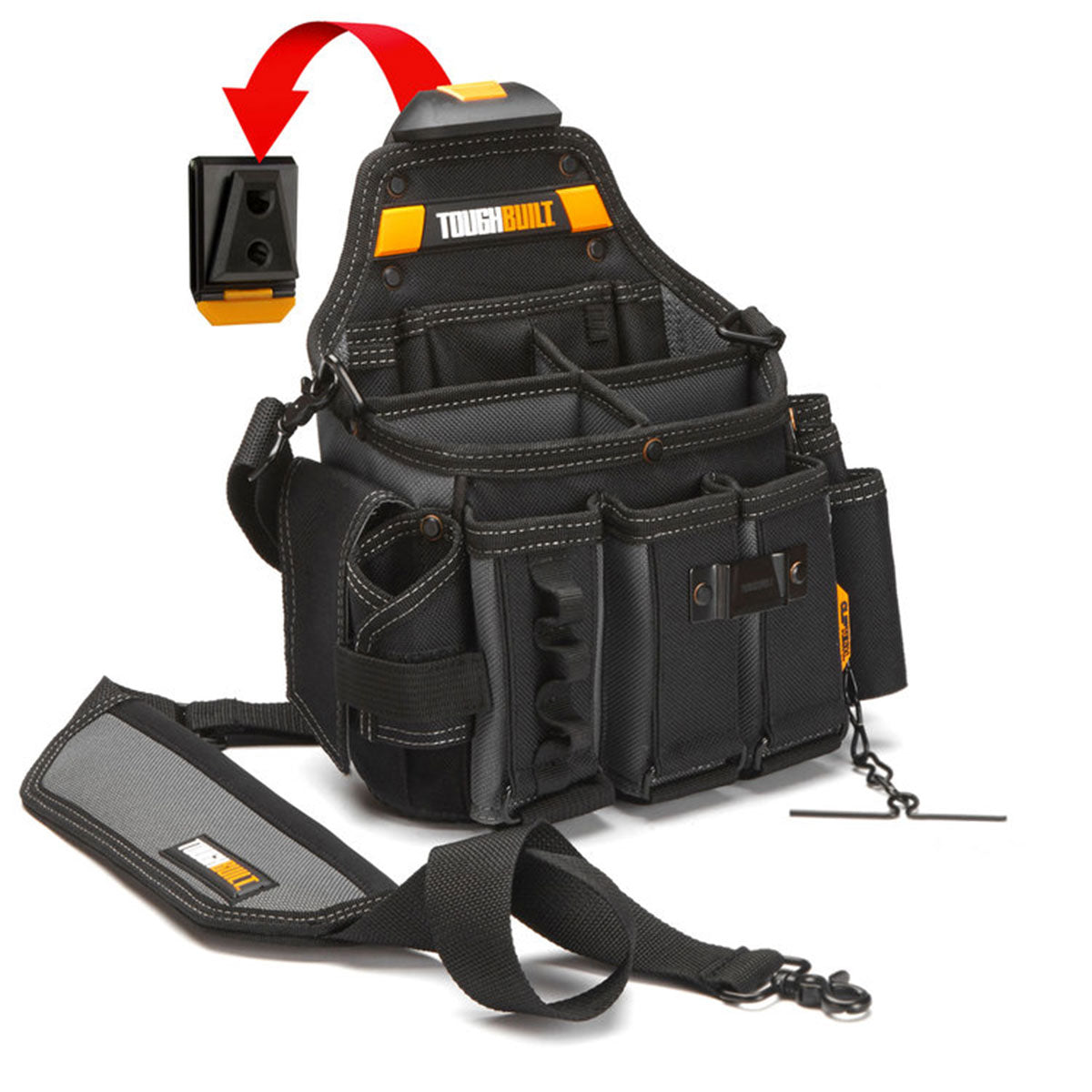 Toughbuilt Master Electrician Pouch With Shoulder Strap TB-CT-104