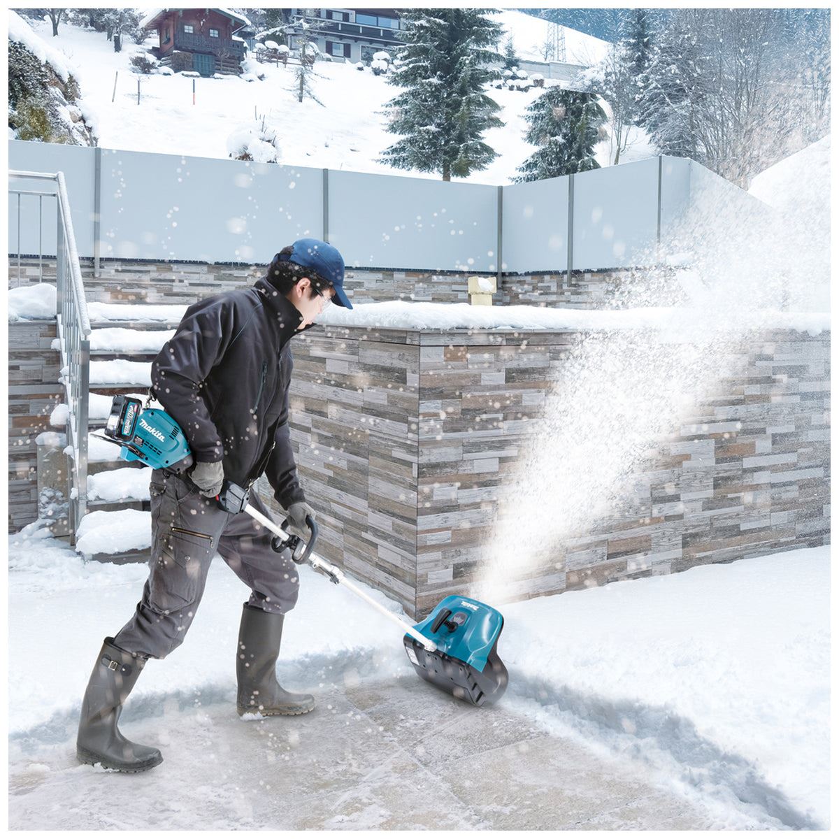 Makita SN400MP Snow Blower Attachment Powerful, Easy-to-Use & Durable Winter Tool