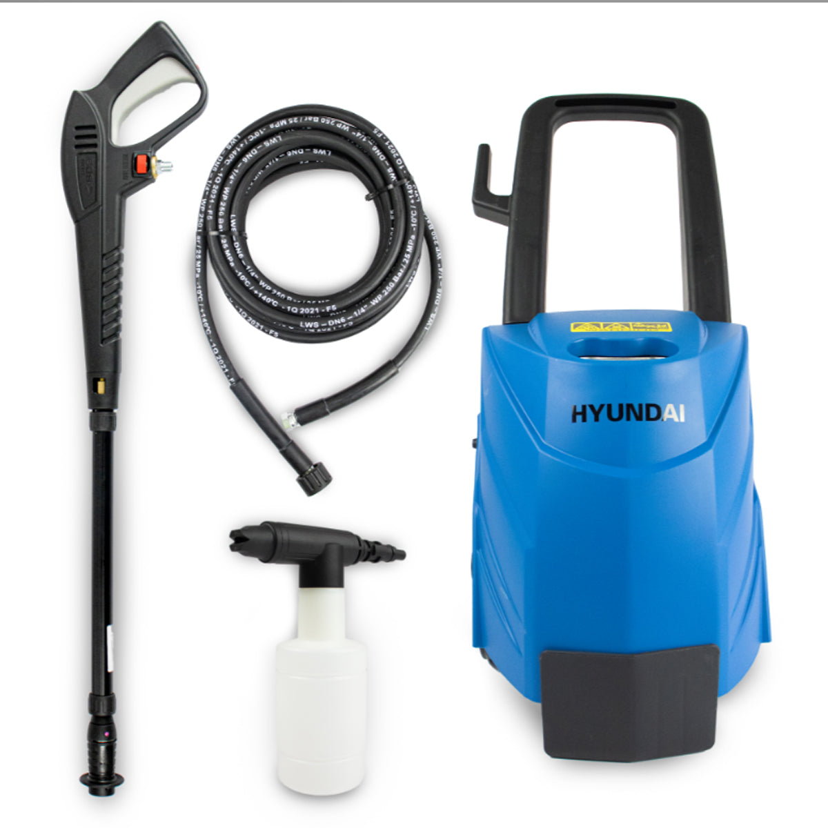 Hyundai HY145HPW-1 Hot Pressure Washer 2.3kW/240V for Powerful Cleaning Performance 3 Axial Cylinder Pump