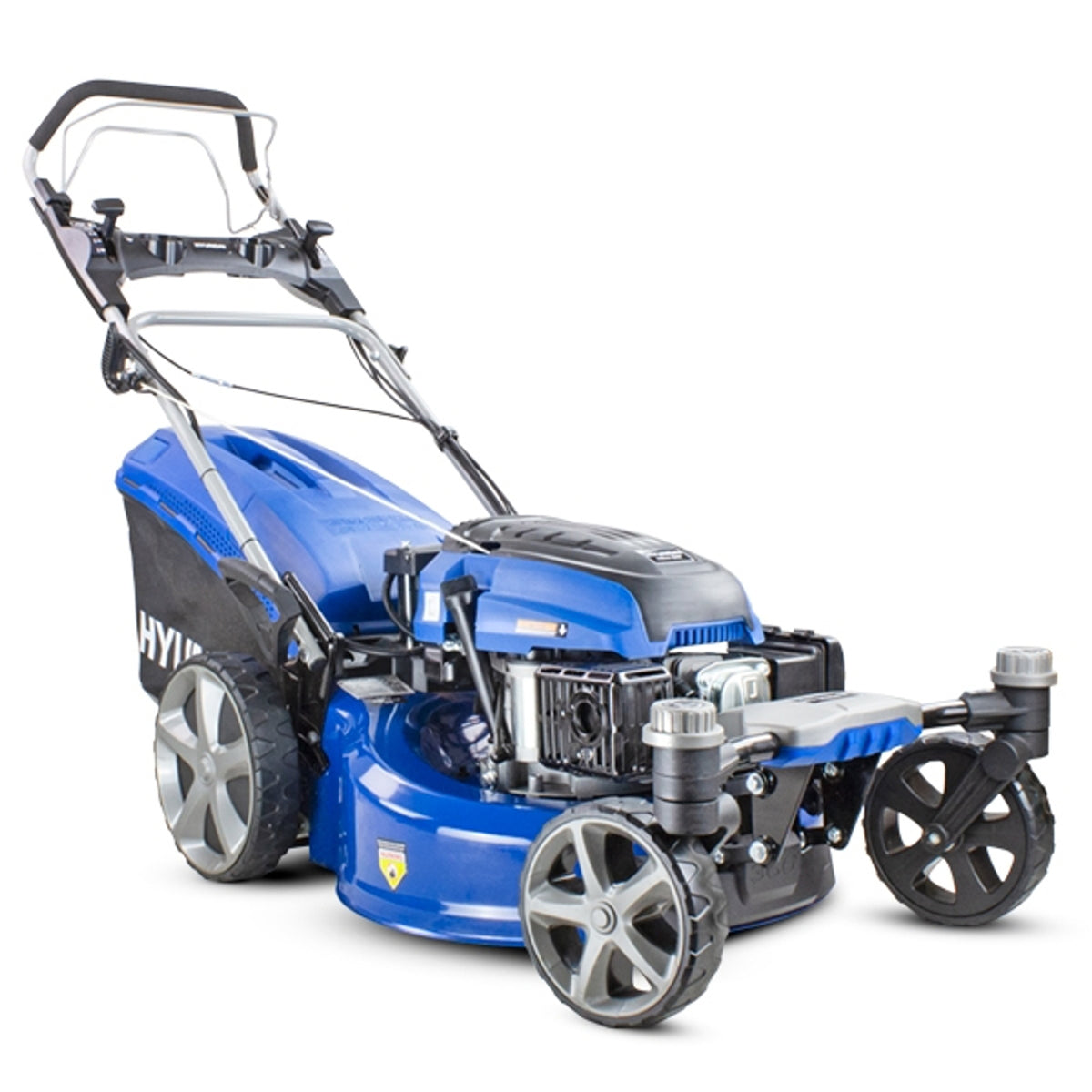 Hyundai HYM510SPEZ 51cm Self-Propelled Petrol Lawnmower, Electric Start, 70L Collector & Mulching