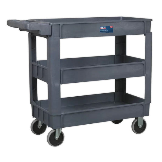 Sealey CX203 Heavy-Duty Trolley 3-Level Composite