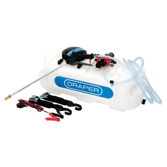 Draper ATVSS37L ATV Spot Sprayer 37L HDPE Tank with Diaphragm Pump, Spray Lance & Remote Switch 26175