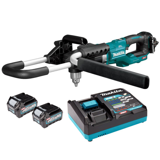 Makita DG001GD202 40v XGT Earth Auger with 2 x 2.5Ah Batteries & Charger