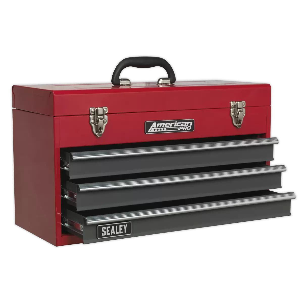 Sealey AP9243BB Tool Chest 3 Drawer Portable with Ball-Bearing Slides