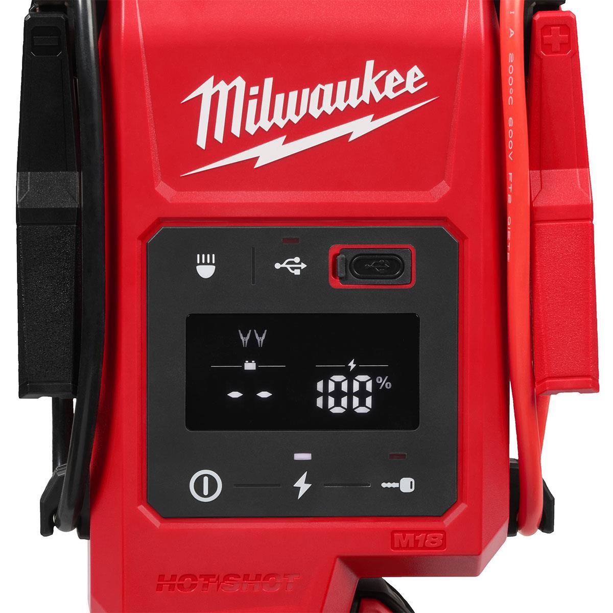 Milwaukee M18JS2000-0 18V Jump Starter with 1 x 5.5Ah Battery & Charger
