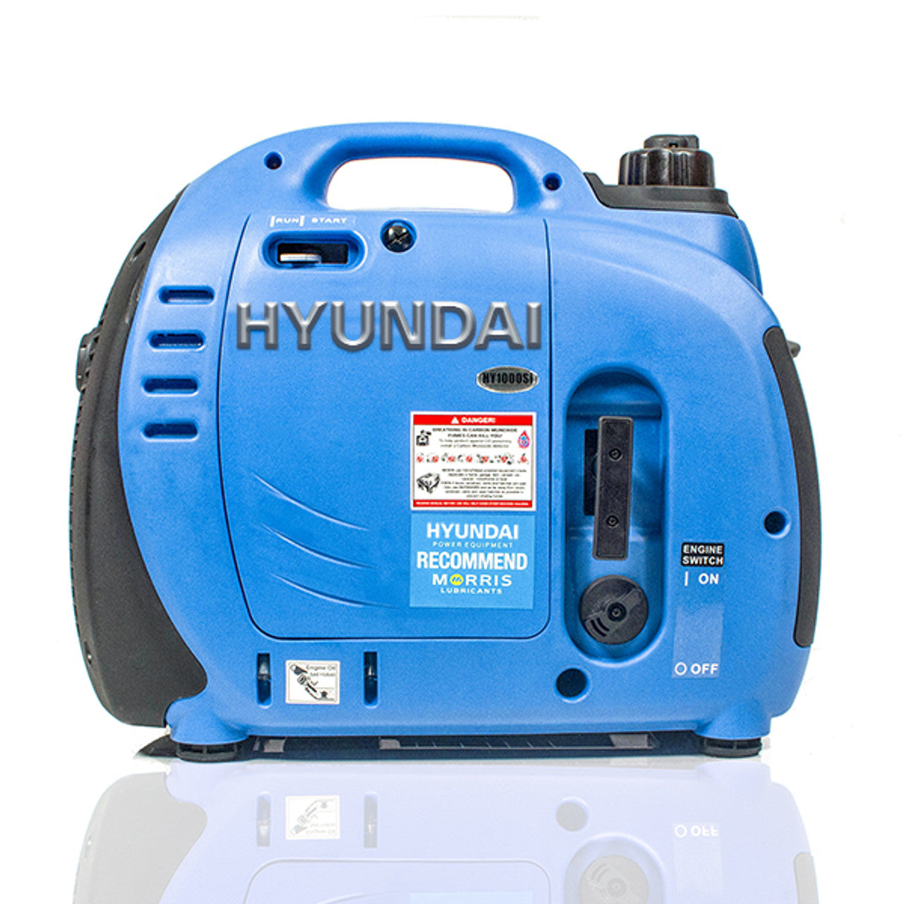 Hyundai HY1000Si Petrol Inverter Generator, Portable, Lightweight & Style, Low Noise 1000W/230V