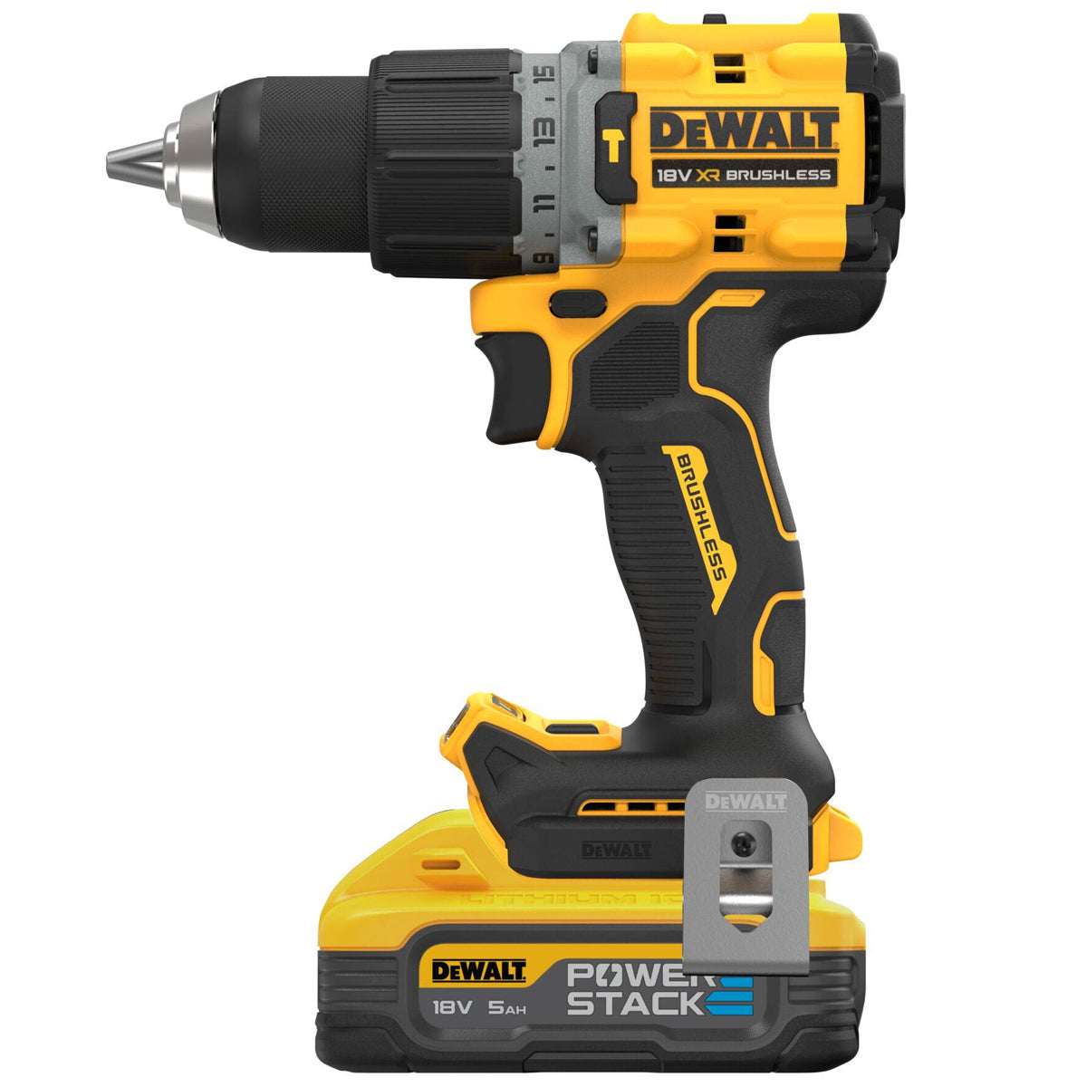 Dewalt DCK2050H2T 18V XR Brushless Combi Drill and Impact Driver with 2 x 5.0Ah Battery & Charger