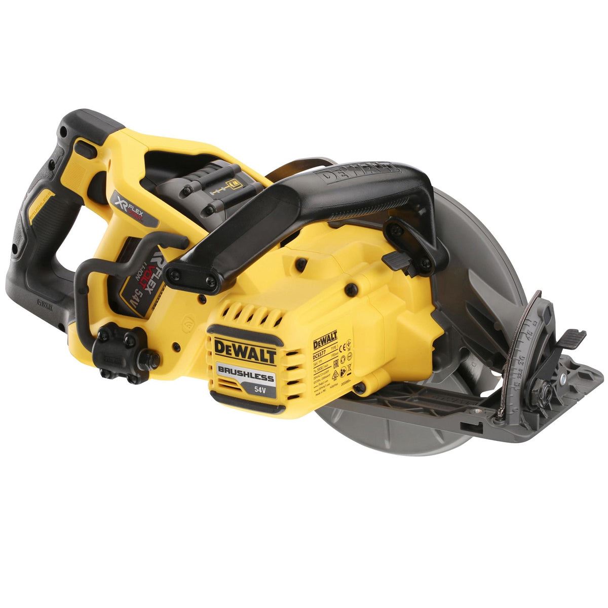 Dewalt DCS577N 54V XR FLEXVOLT Brushless Circular Saw with 1 x 9.0Ah Battery & Charger