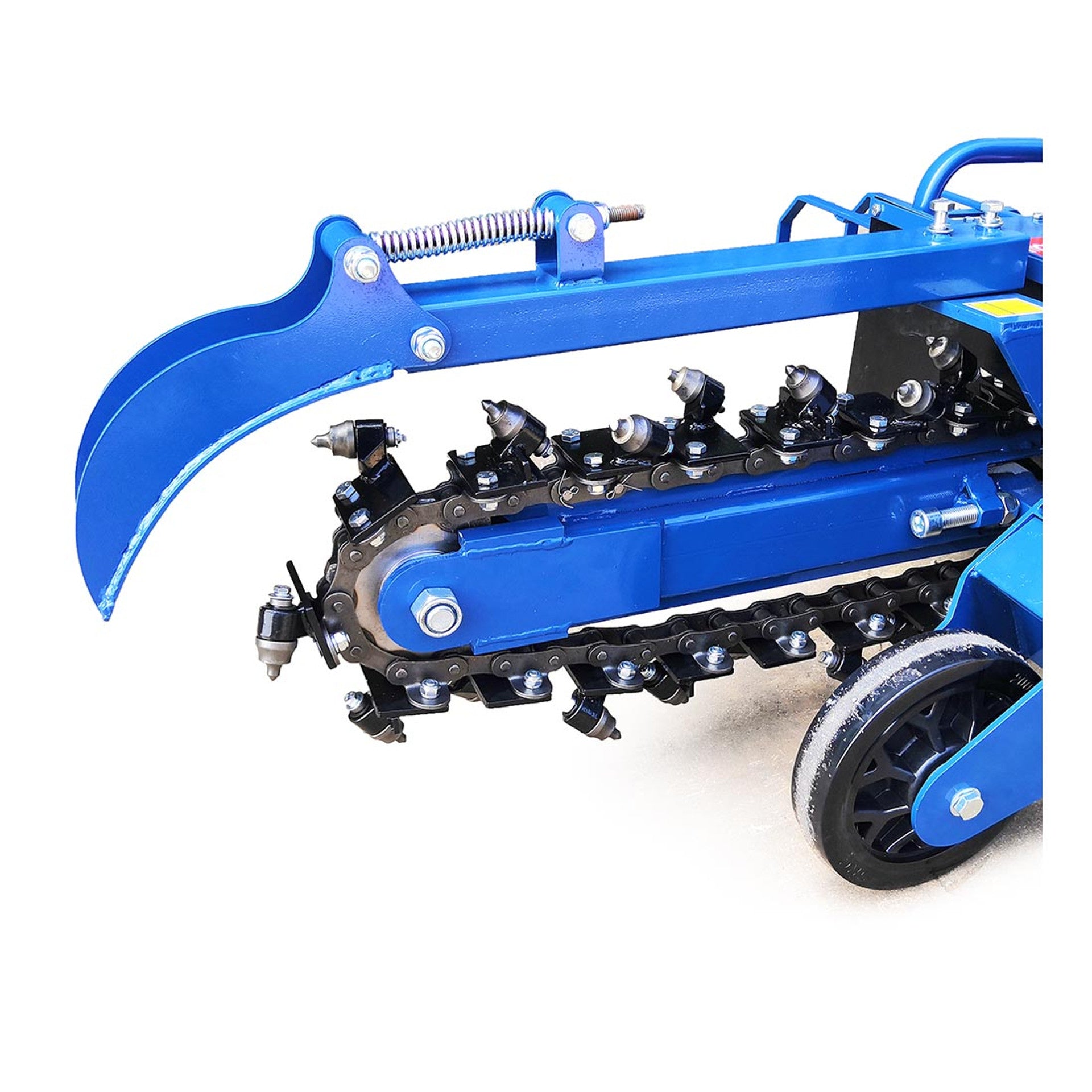 Hyundai HYTR70 450mm Depth Petrol Trencher & Recoil Start 210cc Engine, Adjustable Soft Grip