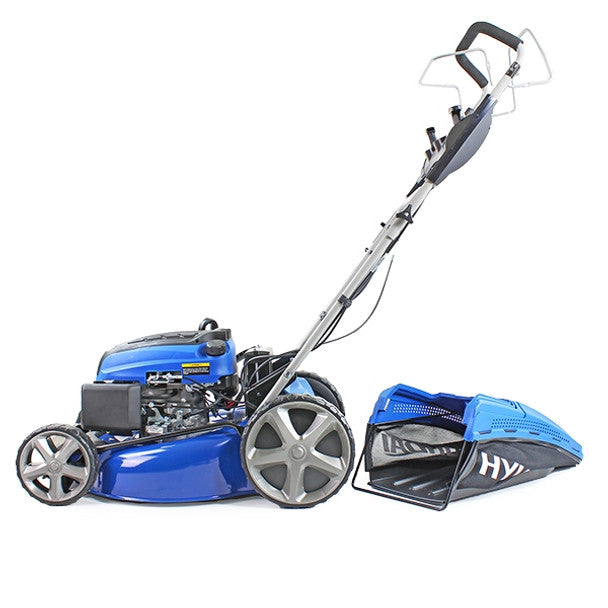 Hyundai HYM510SPE 51cm Self-Propelled Petrol Lawnmower, 196cc Engine, Electric Start, Rear & Side Discharge