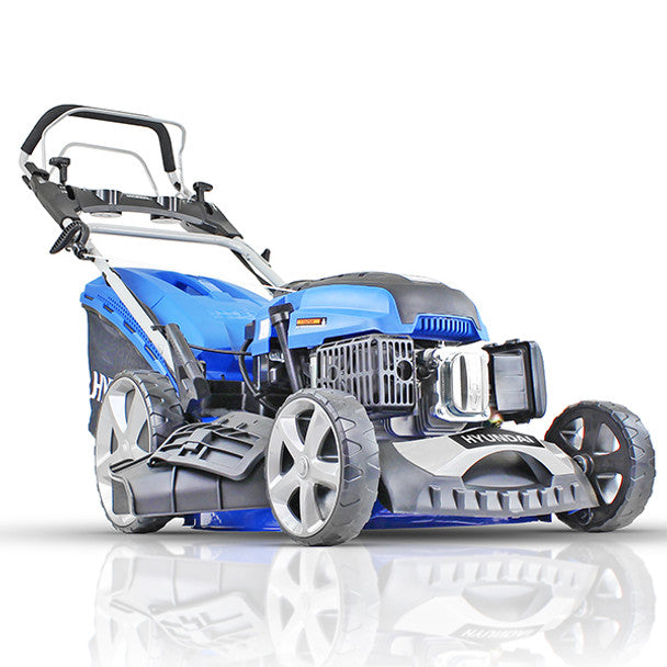 Hyundai HYM510SPE 51cm Self-Propelled Petrol Lawnmower, 196cc Engine, Electric Start, Rear & Side Discharge