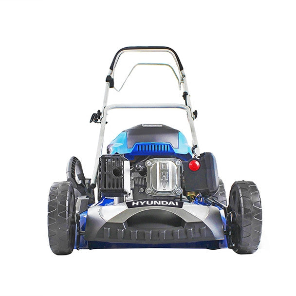 Hyundai HYM510SP 51cm Self-Propelled Petrol Lawnmower, Mulch, Rear & Side Discharge, Hose Connector