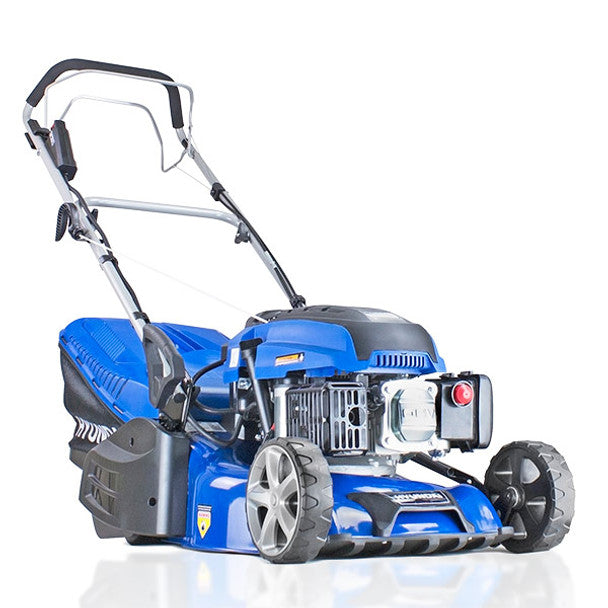 Hyundai HYM430SPER 43cm Electric-Start Self-Propelled Petrol Roller Lawnmower 139cc Engine & 25-75mm Cuts