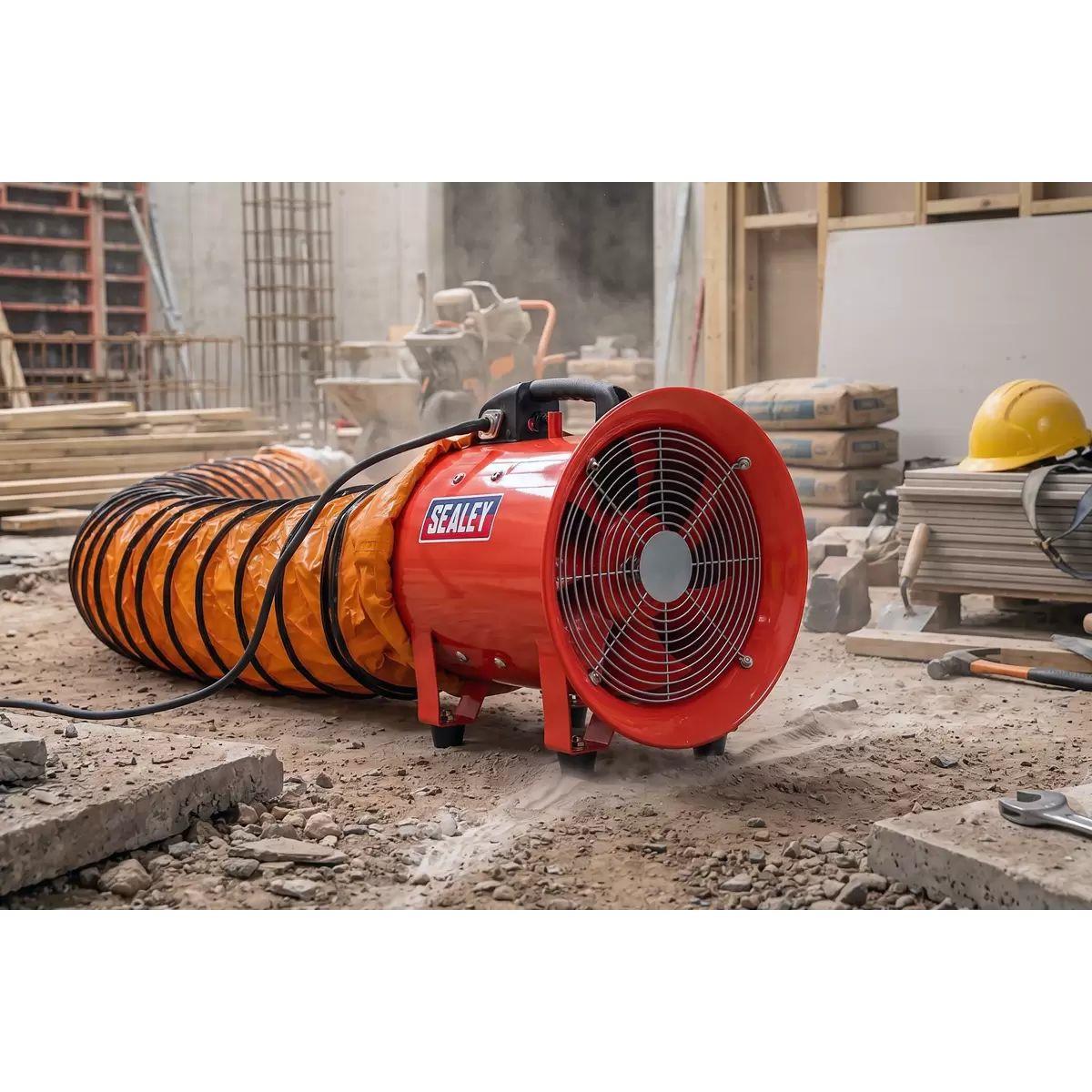 Sealey VEN250 Portable Ventilator 250mm with 5mtr Ducting