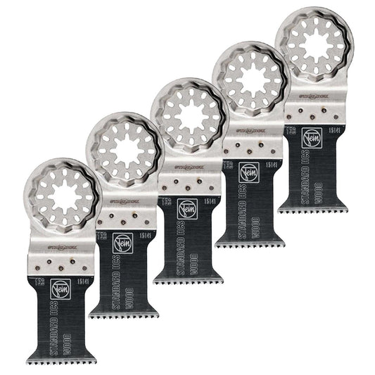 Fein 35mm STARLOCK E-Cut Standard HCS Saw Blade 63502133230 Pack of 5