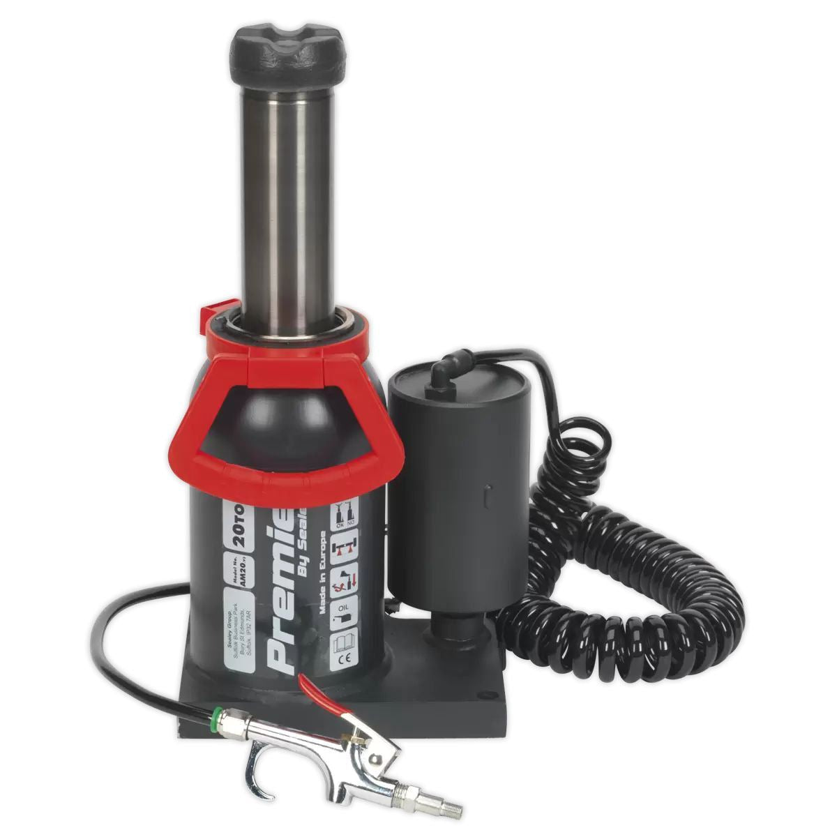 Sealey AM20 20tonne Manual/Air Hydraulic Bottle Jack