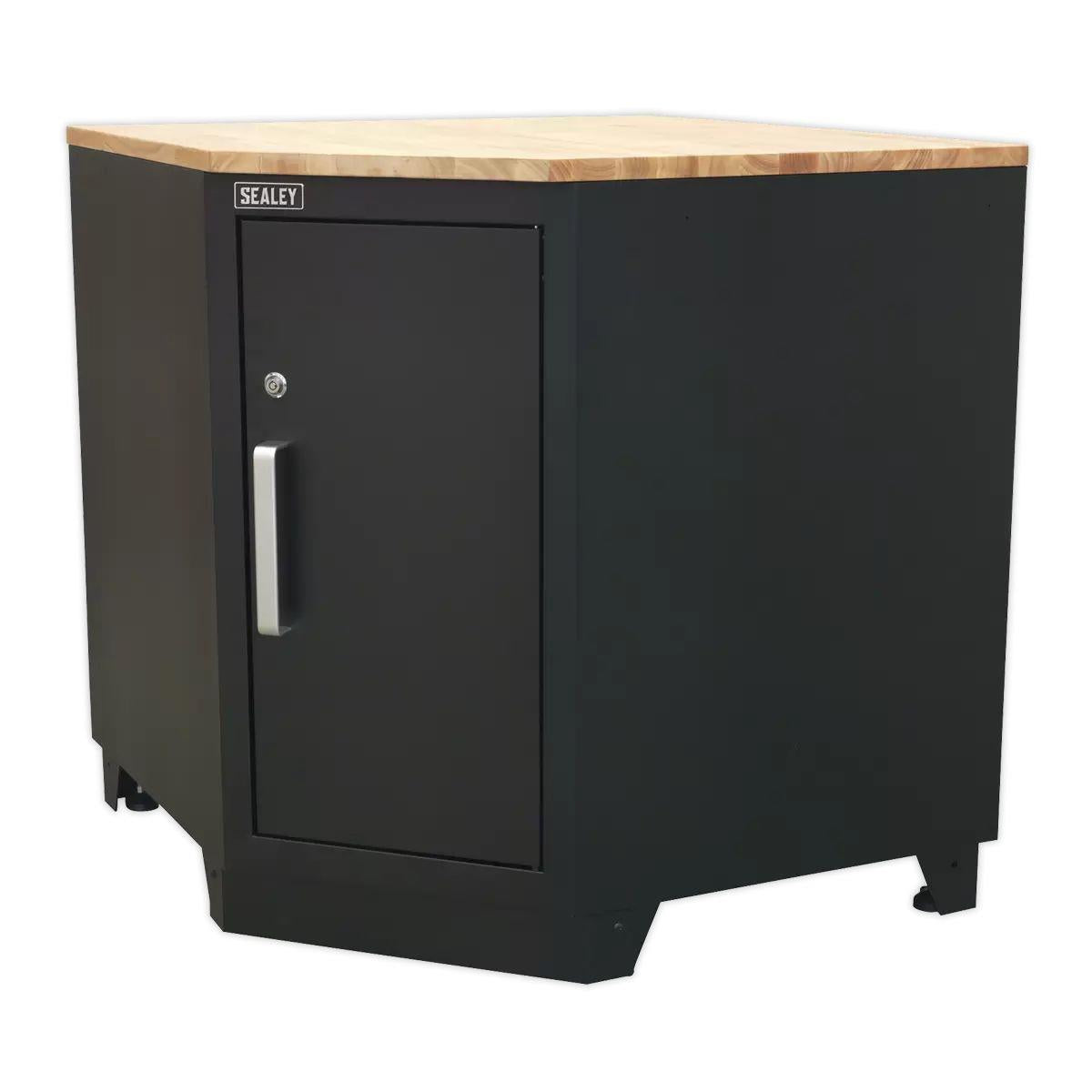 Sealey APMS18 Premier Hardwood Corner Worktop 930 x 930 x 25mm