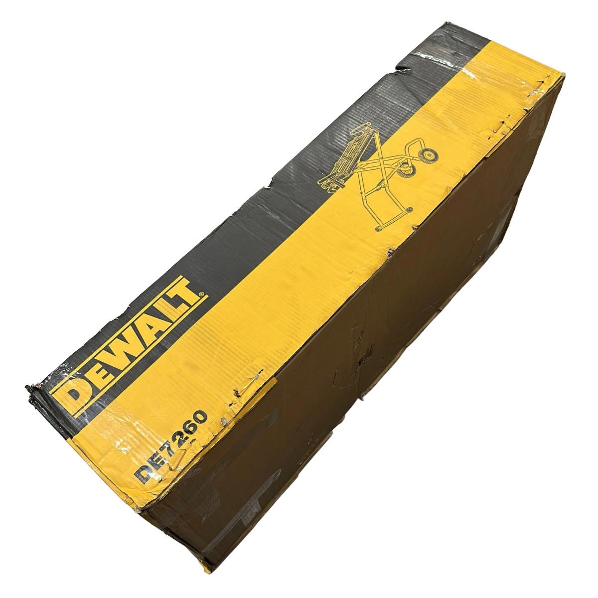 DeWalt DE7260 Mitre Saw Folding Rolling Stand - SPL Item Condition Box Opened Never Used