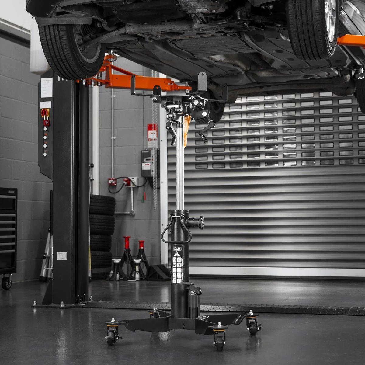 Sealey 500TTJ Transmission Jack 0.5tonne Vertical Telescopic