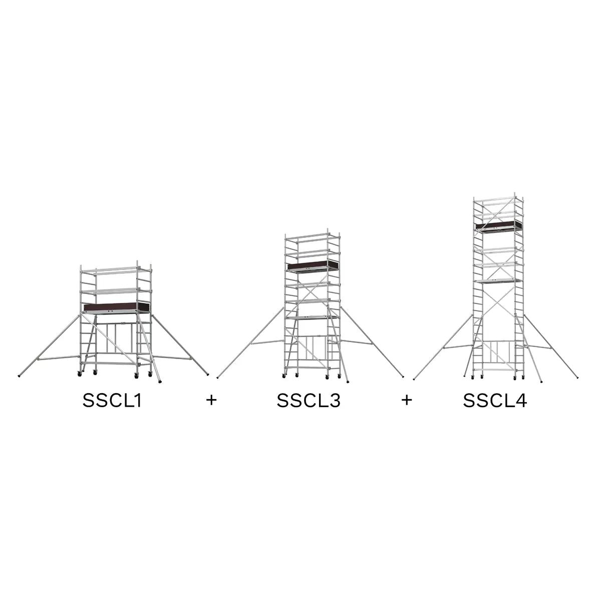 Sealey SSCL4 Platform Scaffold Tower Extension Pack 4