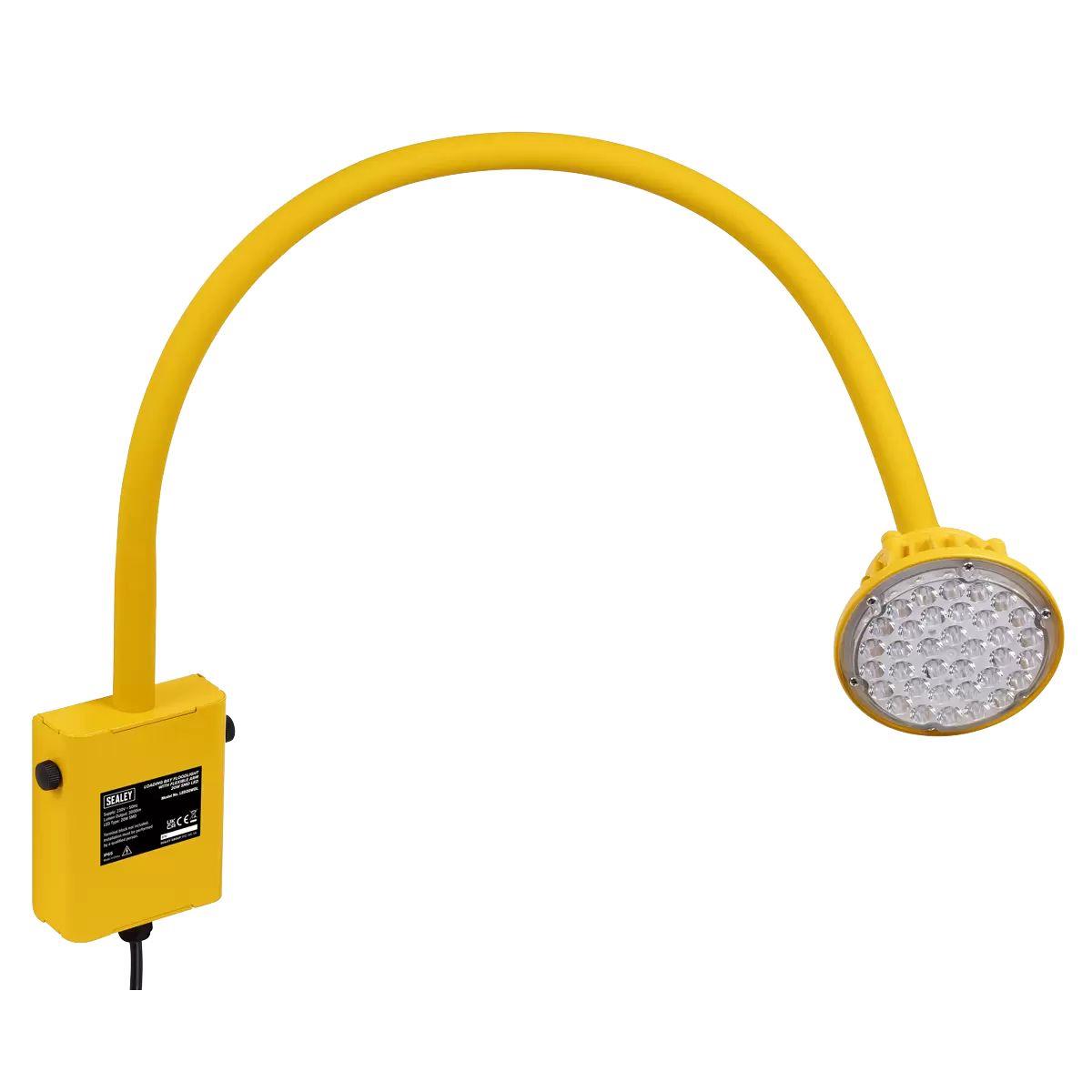 Sealey LED20WDL Loading Bay Floodlight with Flexible Arm Smd Led 20W/230V