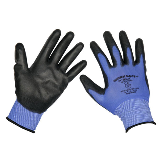 Sealey 9117XL/B120 Lightweight Precision Grip Gloves (X-Large) Pack of 120 Pairs